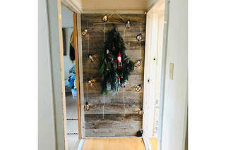 スペースいらず！壁掛けクリスマスツリーをDIY！ | カシワバラさんの暮らし。