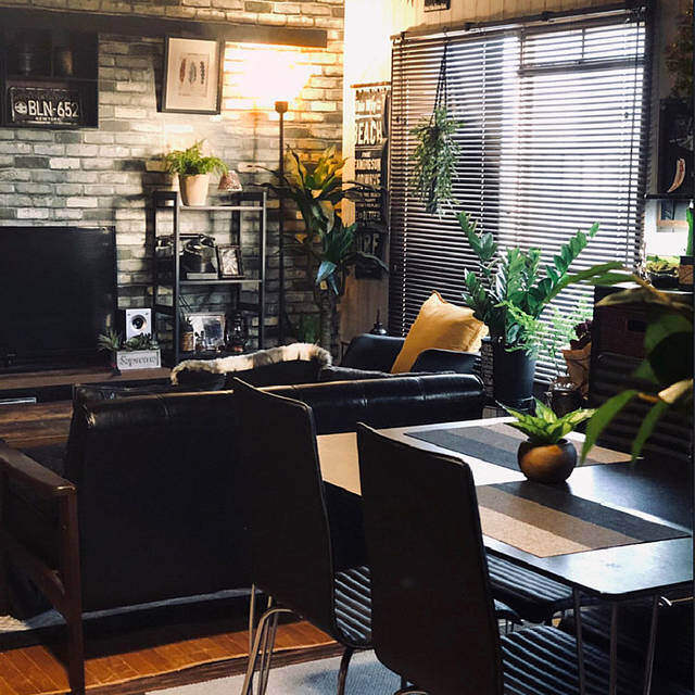 【インダストリアルスタイル】壁紙で男前アメリカン空間を作ろう!