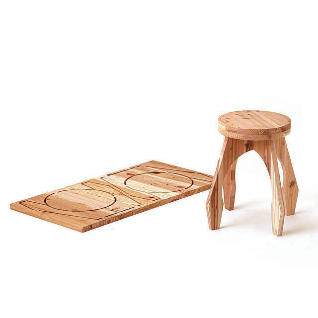 木itで作るDIYスツール！家族と成長する木工家具