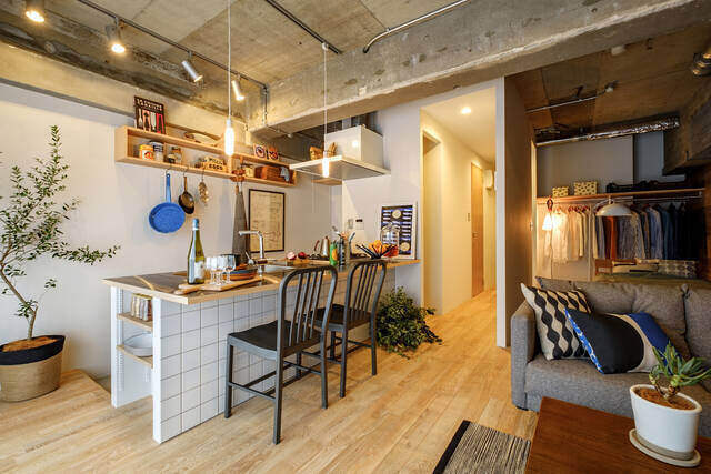 カウンター使いが決めて!キッチン部屋をもっと楽しむ方法