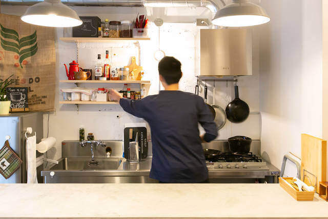 本格料理に首ったけ！キッチンに愛情注いだリノベ部屋！