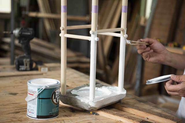 丸棒×セメントで作るDIY傘立て!自宅の玄関サイズにオーダーメイド