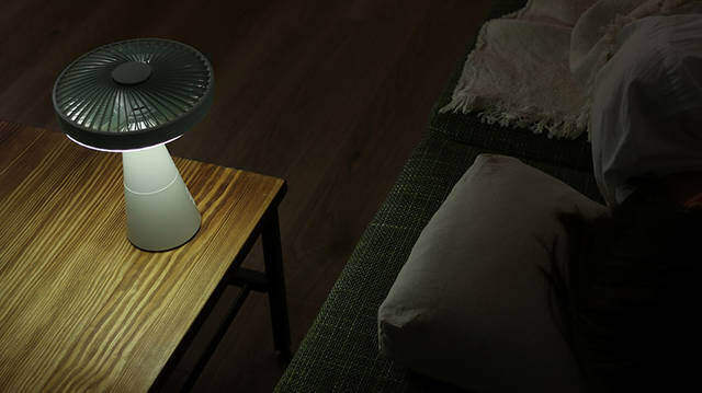 家中、どこでもいっしょ！“コードレス”×“ミニ”な新感覚リビングファン