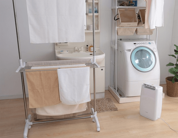 洗面所に物干しスペースが欲しい!オススメ室内干しグッズ&DIYアイデア