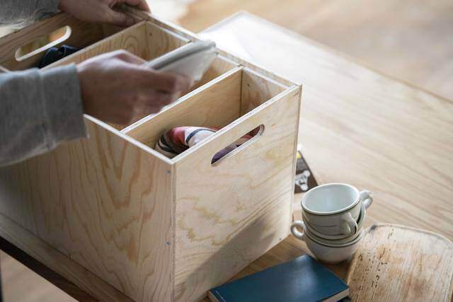 タテ・ヨコ自由にたっぷり収納！マルチに使えるボックスラック