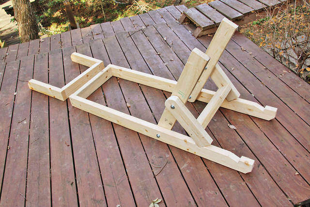 かんたん木工で作る!デッキチェア