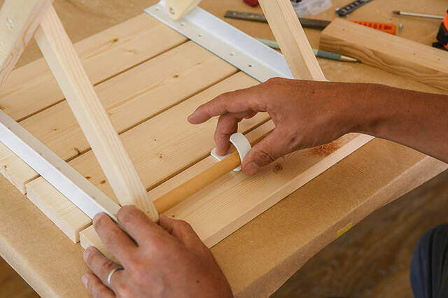 これが、“便利チェア”の理想系。カシワバラさんの暮らし。特製パーツでワンランク上に