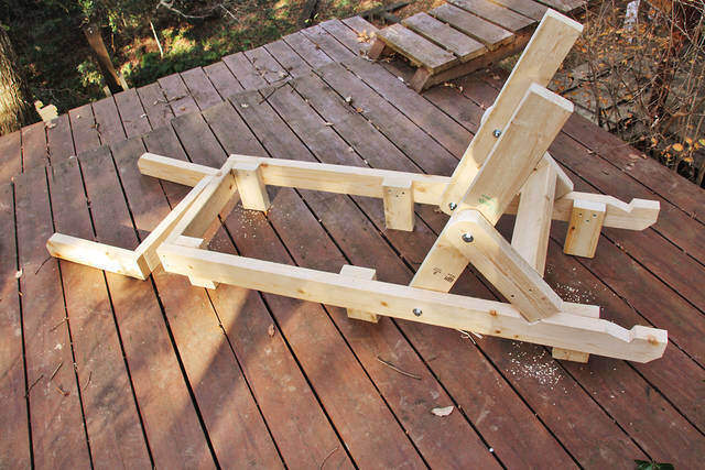 かんたん木工で作る!デッキチェア