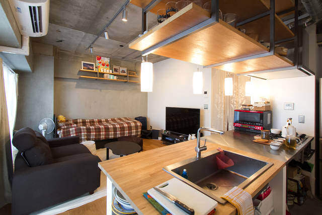 主役を務めるのはキッチン!リノベ部屋だからこそできる豊かな暮らし