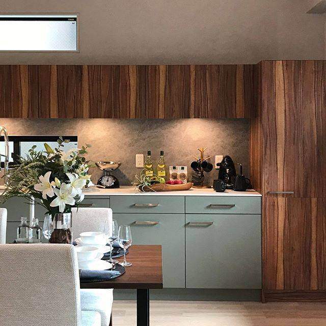 映える!オシャレな壁付けキッチンで広~いLDK空間を叶えよう!