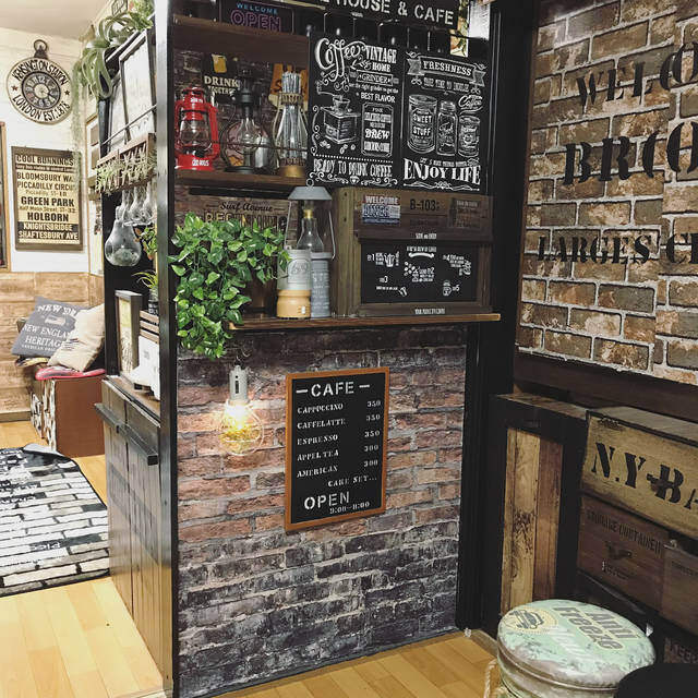 DIYで作ろう！キッチン周りのブルックリン風インテリア実例