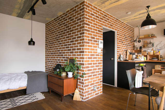 憧れブリックウォールもリノベ賃貸で叶う！優しい陽射しの開放感