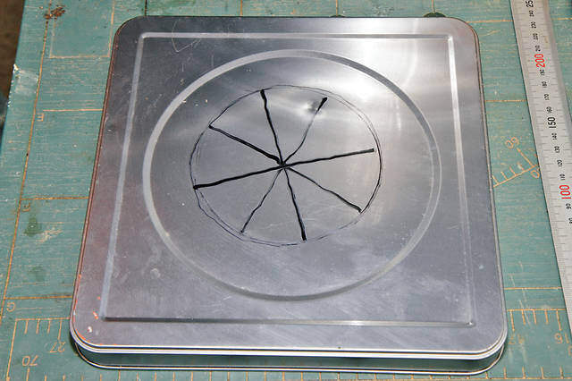 一斗缶&薪ストーブ用煙突で簡易型ロケットストーブを作る