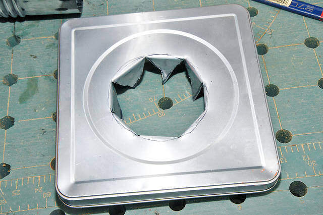 一斗缶&薪ストーブ用煙突で簡易型ロケットストーブを作る