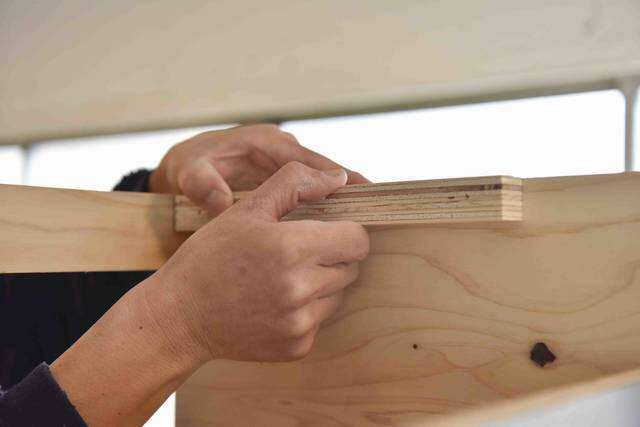 材料費8000円で実現◎1台2役の3段収納&カウンター！