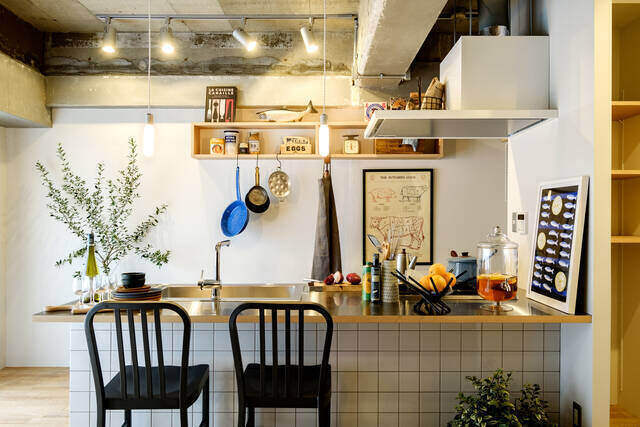 カウンター使いが決めて!キッチン部屋をもっと楽しむ方法