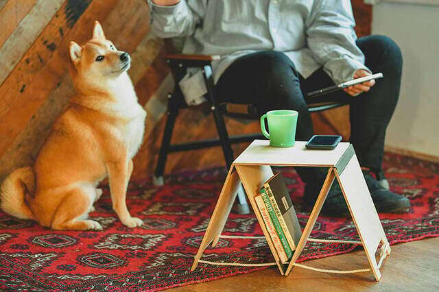 この変形にロマンがある!“パタっ”と畳めて“ガバっ”と広がるサイドテーブルをDIY