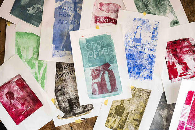 ゲルプリントで遊ぼう！捨てるはずだったデザインで転写DIY