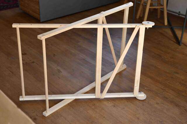 干せて、畳めて、転がせます!IKEAバッグで作るランドリーワゴンをDIY!