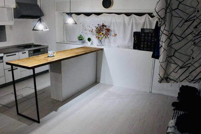 自宅がお洒落に大変身!カフェ風キッチンカウンターをDIYで作ろう!