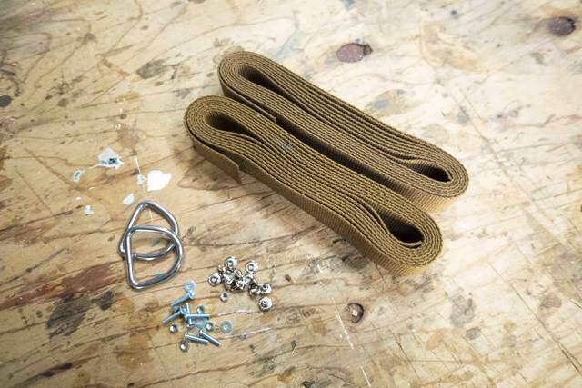 もっと自由に間取りを仕切る！古材とベルトで作るDIYパーテーション