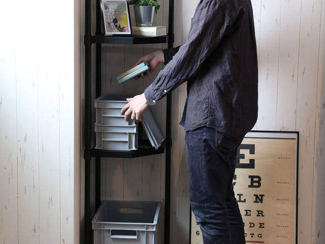 カドから部屋は広くなる。 デッドスペース０宣言のスチールラック