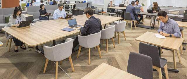 オフィスのコミュニケーションを活性化させる事例・レイアウトを解説