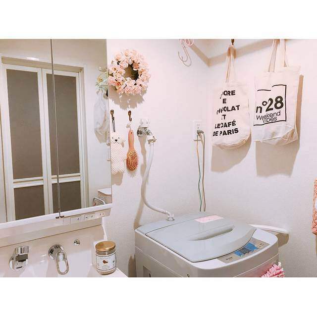 【ランドリーラック】DIY洗濯機ラックで脱衣所をスッキリ収納!