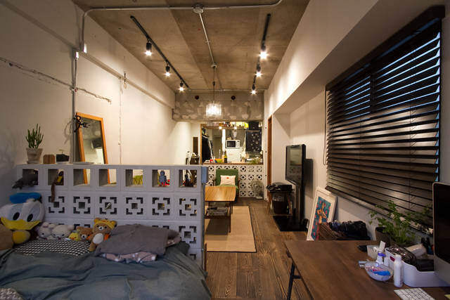 まるで太陽の光降り注ぐ南国リゾート！リノベ部屋だからできた開放空間