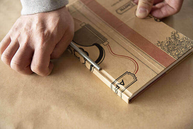 紙袋に新たな命を。お気に入りデザインでオリジナルノートDIY