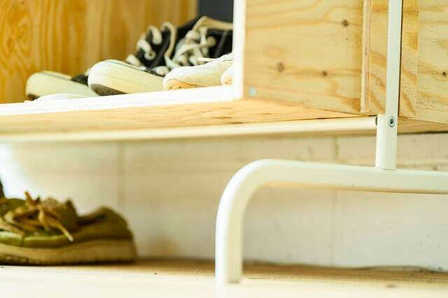 IKEAで人気の“アレ”に新提案！服・靴・バッグ全て収納可能な万能ラックをDIY