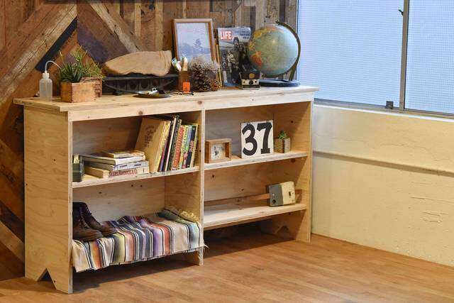 材料費8000円で実現◎1台2役の3段収納&カウンター！