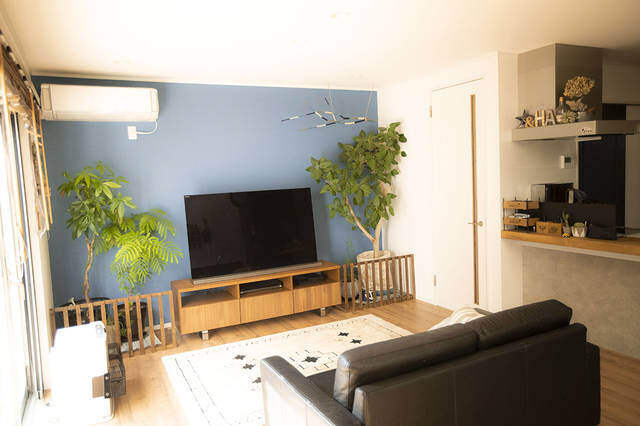 新築戸建とDIYの素敵な関係性。ウッド×グリーンで魅せるインテリア