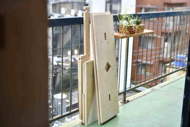 家中どこでもワークスペース！3×6合板1枚から作れる折りたたみデスク&ベンチ