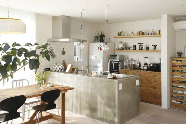 憧れのモルタルキッチン!カウンターや土間の参考アイデア集
