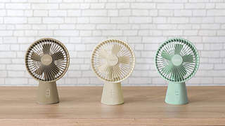 PR-F040 PRISMATE(プリズメイト) コードレスミニリビングファン LEDライト付