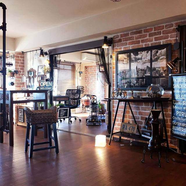 ブルックリンスタイルは壁紙で作る!オシャレ&カッコいいお部屋のアイデア