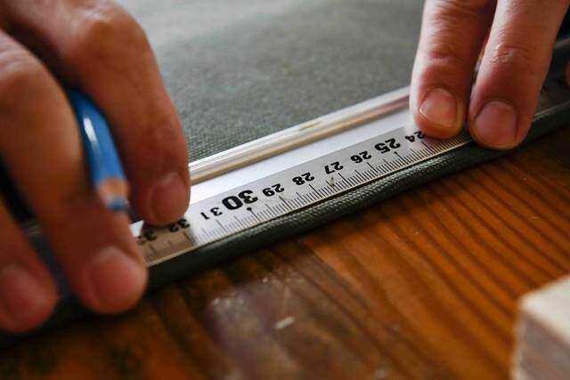 縫わずに作れるキャンバスラック 。屋内外問わず吊るして収納！