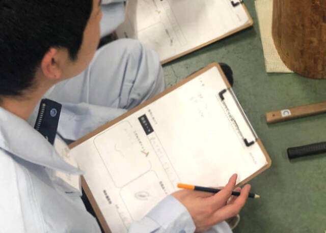 企業研修ではワークシートを使います