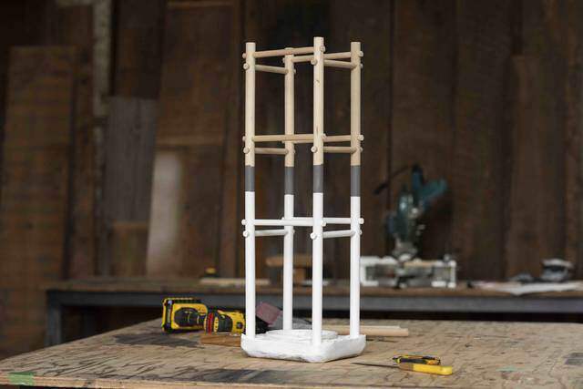 丸棒×セメントで作るDIY傘立て!自宅の玄関サイズにオーダーメイド