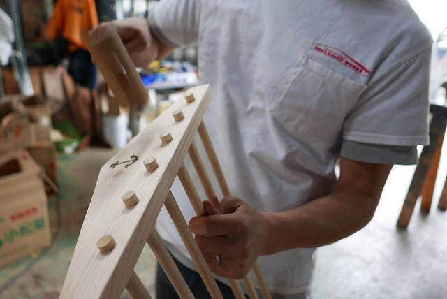 家でもキャンプでも使いたい!お手製ハンギングドライヤーラックの作り方!