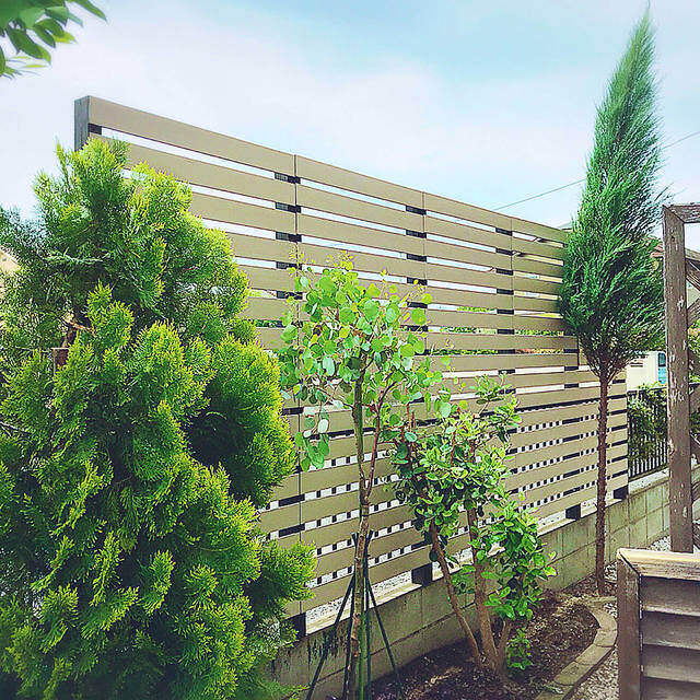 自慢の外観！庭の印象をつくる外構目隠しフェンスの施工例