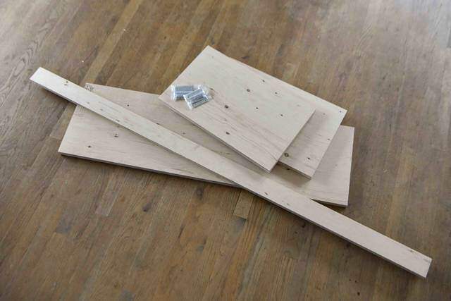 家中どこでもワークスペース！3×6合板1枚から作れる折りたたみデスク&ベンチ