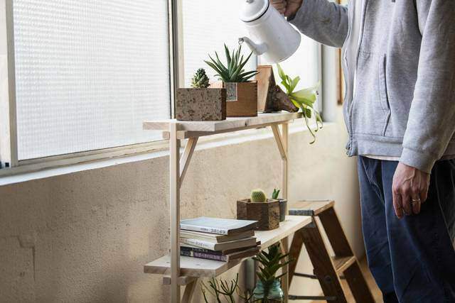 魅せて、映える、三段ラック!2つの木材でかんたんDIY!