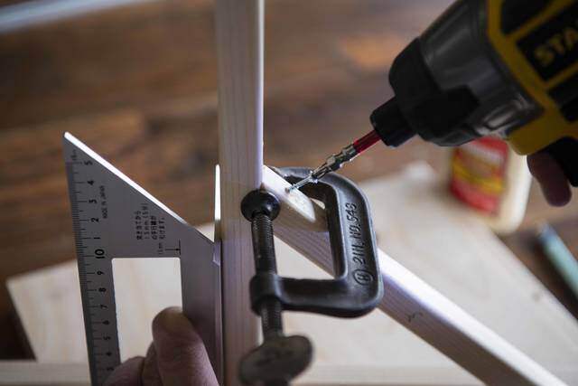 魅せて、映える、三段ラック!2つの木材でかんたんDIY!