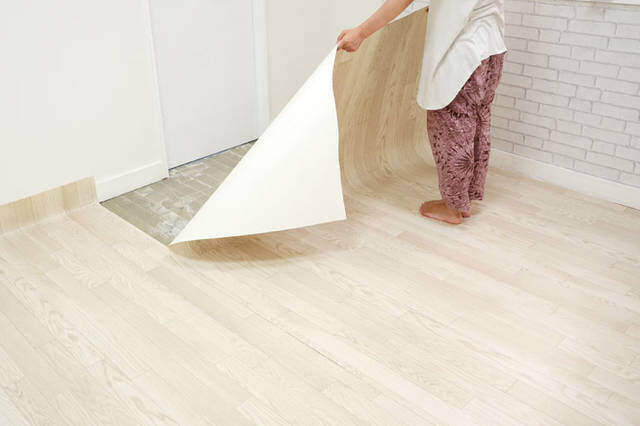 見た目も機能性も◎洗面所の床に最適なクッションフロア!