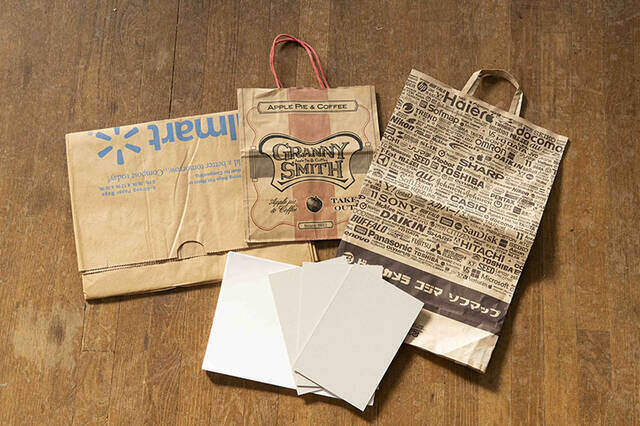 紙袋に新たな命を。お気に入りデザインでオリジナルノートDIY