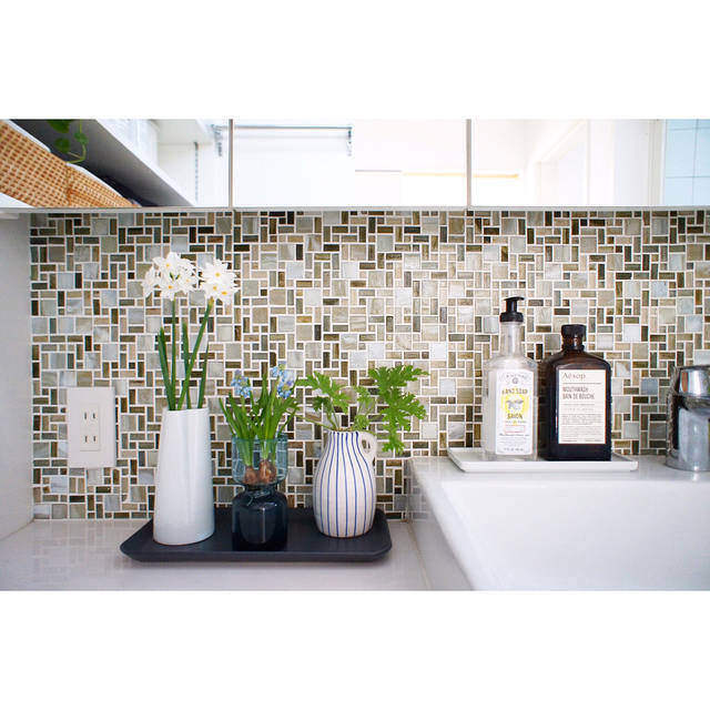 意外と知らないタイル貼り洗面台のデメリット!対策法と参考実例