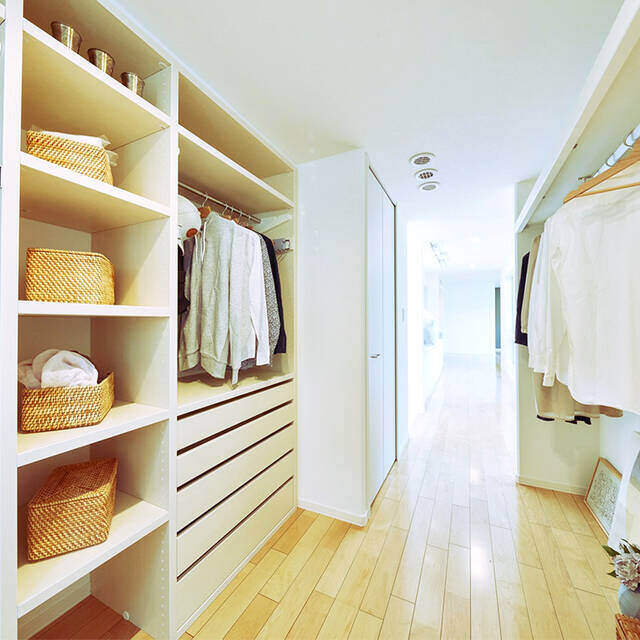 便利なウォークスルークローゼットの間取りは?メリット・デメリットも紹介