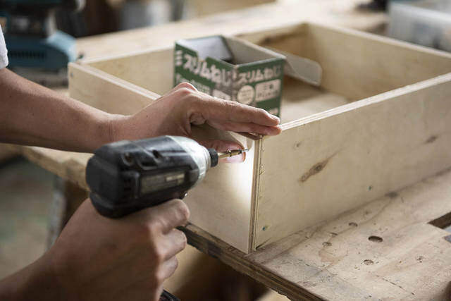 収納付きダストボックス(ゴミ箱)をDIY!マルチに使えるツールボックス編